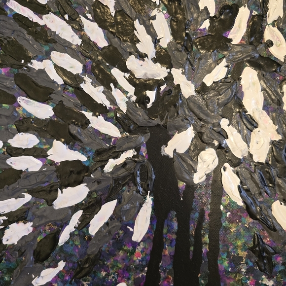 HANDCRAFTED Abstract Painting HANDPAINTED Deocrative Wall Art HANDMADE Artwork - Picture 12 of 17